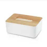 Wooden Tissue Box, Tissue Dispenser 21*13*9.8cm, Convenient Tissue Box, Rectangular Standard Tissue Box
