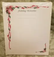 CREATIVE MEMORIES 8" x 10" CHRISTMAS PAGES, REFILL RCM-10H 5 SHEETS - SEALED NEW