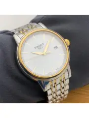 Tissot Carson Quartz Swiss Watch 40mm White Dial Stainless Steel