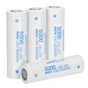 Astrolux® C2150 5000mAh 3C 3.7V 21700 Li-ion Battery Flat-top Unprotected 15A High Performance Rechargeable Lithium Powe