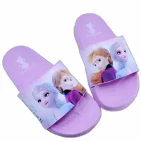 在飛比找樂天市場購物網優惠-台灣製冰雪奇緣拖鞋-紫色 - 女童鞋 拖鞋 室內鞋 兒童拖鞋