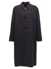 [Fendi] Fendi-Double Wool Coat Trench E Impermeabili Blu-Uomo 50IT Blue