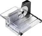 Foldable Electric Slicer, Silent Stainless Steel Meat Slicer, 0-18mm Adjustable