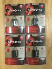 Samsonite Travel Sentry 3 dial combination lock 4 pack TSA approved
