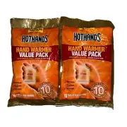 HotHands Hand Warmers 2 Packages 20 Pair 40 pieces Value Pack Hot Hands