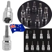 9pcs Allen Key Sockets Hex Bit Socket Set 3/8" Drive Drill Metric Tools .q