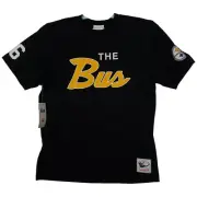 Jerome Bettis The Bus Steelers Mitchell & Ness NFL Large Shirt Black NWT