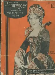 MAG: PICTUREGOER JULY 1924-MARY PICKFORD CVR-RARE RUDOLPH VALENTINO ARTICLE-G