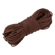 3/16 Inch Shock Cord, 98 Feet Brown Bungee Cord Tent Pole Elastic Kayak Rope