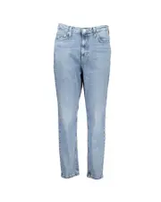 Tommy Hilfiger High Rise Straight Jeans Light Wash Women Light Blue Pants