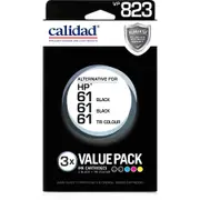 Calidad HP 61 Standard Black x 2 + Colour Value Pack