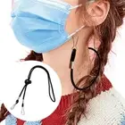 Hanging Non-slip Protect Ears Face Mask Lanyards Neck Straps With Two Clips