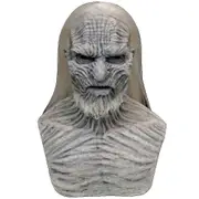 Game Of Thrones 8 The White Walkers Cosplay Full Head Mask With Wigs Halloween Carnival Party Night