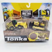 Tonka Metal Movers Combo Pack Front Loader & Bull Dozer NEW