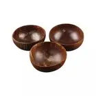 Natural Coconut Shell Bowl & Wooden Spoon,Creative Noodles Rice Fruit Salad Bowl