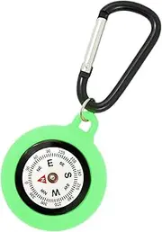 [Generic] Carabiner Compass, Camping Compass, Portable Compass Carabiner for Hiking, Backpacking, and Camping Accessory