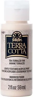 FolkArt Terra Cotta Paint 2oz Terrazzo Tan