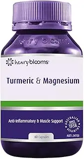 Henry Blooms Turmeric and Magnesium 60 Capsules