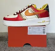 Size 5W- Nike Air Force 1 07 PRM Little Accra Habanero Red Curry DV4462-600