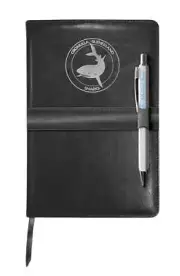 Cronulla Sharks NRL Heritage Logo Notebook with Pen Strap Gift Set