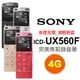 【 大林電子 】 SONY ICD-UX560F 4GB USB急速充電錄音筆