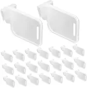 CHICAMPERA 100 Pcs Fridge Organizer Partition Refrigerator Side Door Dividers for Tidy Storage Versatile Use and Cabinets Compact Freezer Separator for Quick Access