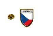 pins pin's flag national badge backpack hat shield world czech republic