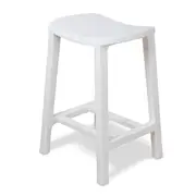 Judy 62cm Bar Stool - White