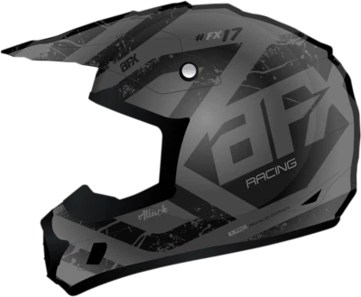 AFX [0110-7137] FX-17 Attack Helmet Small Frost Gray/Matte Black