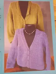 Fiber Trends Options Jacket Lauren Lindeman Vintage Knit Pattern 2004