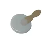 Display Faux Food Vanilla lce Cream Melting On Taster Paddle Spoon Seat Saver
