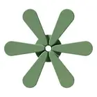 Table Pot Mat with Stand Christmas Tree Shaped Trivet for Dining Table (Green)