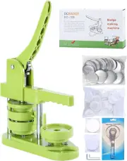 Button Maker Machine, (3Rd Gen) Installation-Free DIY Pin Button Maker, 58Mm(2.2