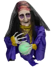 Northlight 20in Lighted & Animated Fortune Teller Halloween Decoration