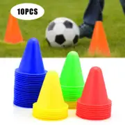 10 Pcs Soccer Training Marker Football Sign Bucket Road Cone Obstacles