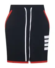Thom Browne 4-Bar Box Drawstring Mini Skirt IT40,IT44,IT42,IT38 navy blue
