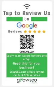 Best Google Reviews Tap NFC & QR Code Card With Custom Logo