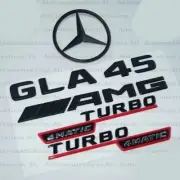 Mercedes-Benz GLA45 AMG Turbo 4Matic X156 Star SUV Rear Emblem Badge Set