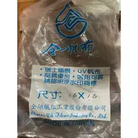 在飛比找蝦皮購物優惠-[全新］超厚型紅藍白帆布 16呎x16呎 防水帆布 遮雨帆布