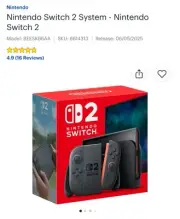 Nintendo Switch 2 Console System Brand New - Sealed Confirmed Order