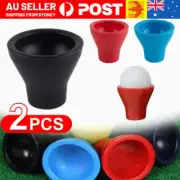 2x Golf Ball Pick Up Tool Suction Cup Retriever Grabber Sucker Putter Grip AU