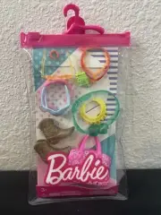 Barbie Fashionistas Accessory Pack Boots Sunglasses Bag Necklace Jewelry - NEW