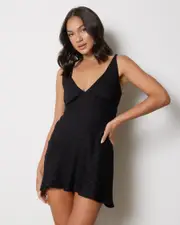 [Mooloola] Mooloola Women's Valentina Dress in Black 0 Black