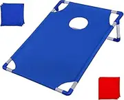 Lpsdssre Kids Cornhole - Lightweight Cornhole Boards Set - Active Space-Saving Toy with Storage Bag Fun Play for Kids Birthday Party Indoor Outdoor Lawn Beach Yard Camping