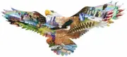 SunsOut As the Eagle Flies 600 Piece Jigsaw Puzzle By Lori Schory