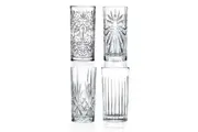 RCR MIXOLOGY HIGHBALL CRYSTAL TUMBLERS SET 4 - 440ml