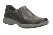 CLARKS Mens Wavekorey Free Formal Slip On Dress Leather Shoes G Width Fit - 8UK