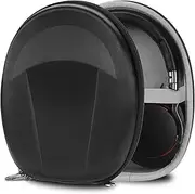 Geekria Shield Headphones Case Compatible with Sony WH-CH720N/CH520/ULT900N, MDRZX750BN, Replacement Protective Hard Shell Travel Carrying Bag with Cable Storage (Black)