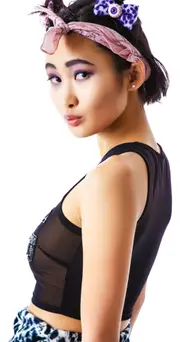 [This Is A Love Song] Bang Bang Mesh Crop Top