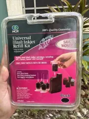 NCR Universal Ink Jet Black Refill Kit 999292 *NEW* E9B